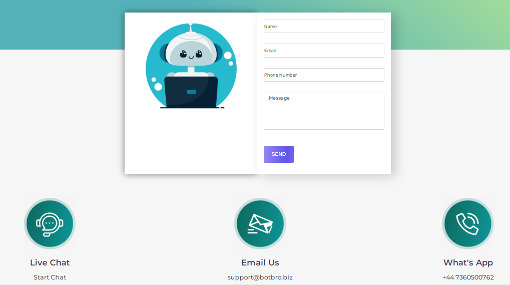 Botbro Review Forex Broker & Trading Markets, Legit or a Scam 5 Botbro Customer Support