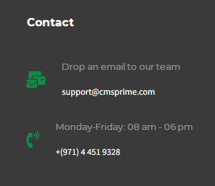 CMS PRIME Review Forex Broker & Trading Markets, Legit or a Scam 3 CMS PRIME Customer Support