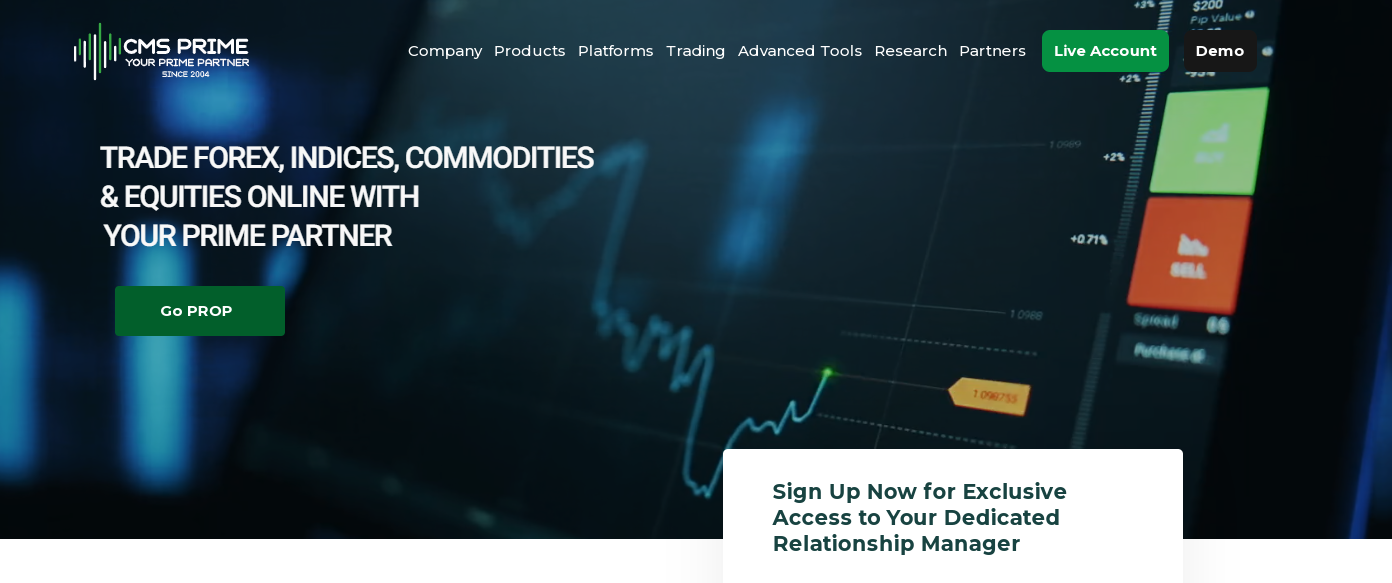 CMS PRIME Review Forex Broker & Trading Markets, Legit or a Scam 1 CMS PRIME Forex