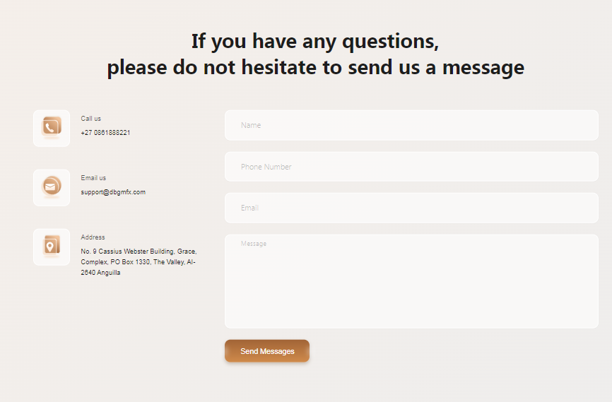 DBG Markets Forex Broker Review 2026: Legit or Scam? 4 DBG markets Customer Support