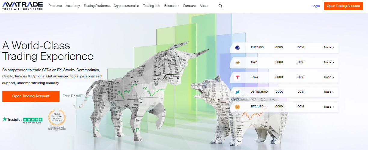 Top 6 Best Forex Brokers in the World for 2024 4 AvaTrade