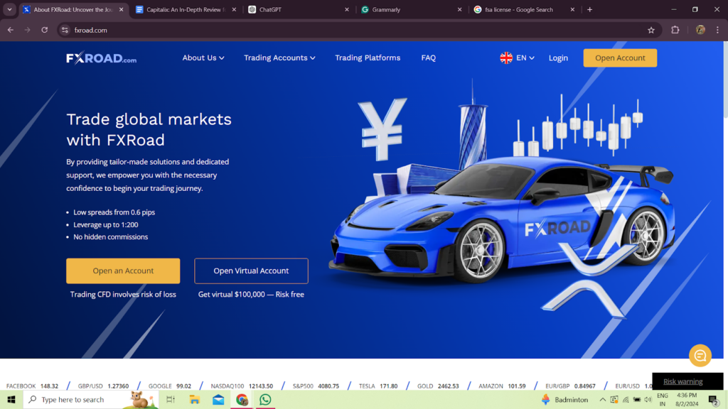 Fxroad Forex Broker